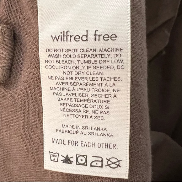 Aritzia Wilfred Free Modern Cargo Pant Size 16 Neutral Minimalist Casual - Picture 15 of 16